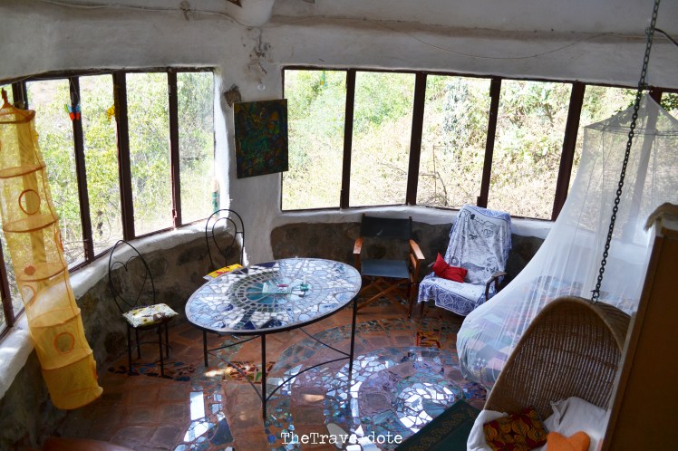 Double bed downstairs