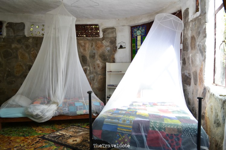 Single beds downstairs